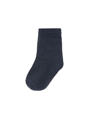 Шкарпетки бавовняні темно-сині | 6373480