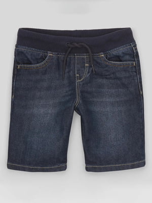 Шорты джинсовые темно-синие | 6373541