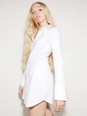 Блуза белая в принт | 6373769