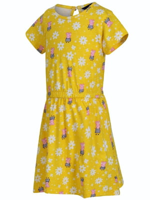 Сукня жовта з малюнком | 6374305