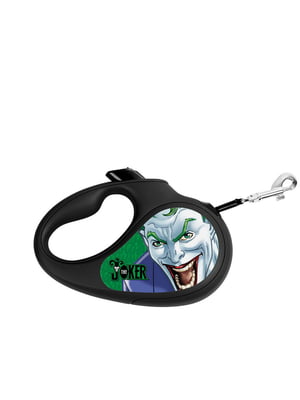 Повідець-рулетка з малюнком "Джокер Зелений", розмір XS, для собак до 12 кг, 3 м | 6388725