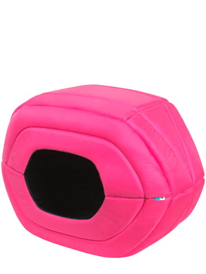 Домик-лежак для собак и кошек, размер S, 55x22x34 см, розовый | 6388781