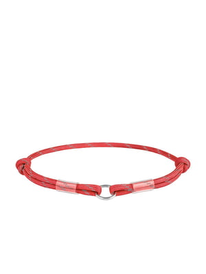 Шнурок для адресника из паракорда Smart ID, светоотражающий, 25-45 см 4 мм Красный | 6389107