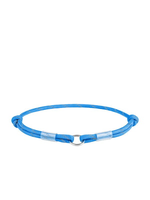 Шнурок для адресника із паракорду Smart ID, світловідбиваючий, 25-45 см 4 мм Синій | 6389109