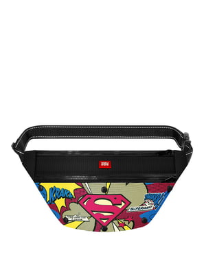 Поясная сумка-бананка с рисунком «Супермен 2» для корма и аксессуаров | 6389191