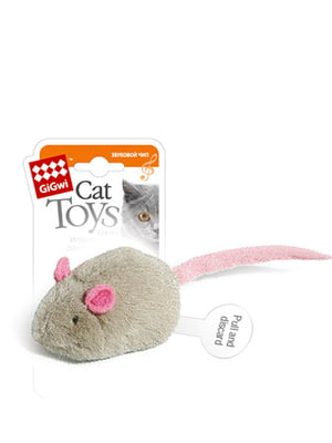 Іграшка для котів Melody chaser Мишка з електронним чіпом, штучне хутро, 6 см | 6389316