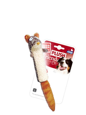 Игрушка для собак Plush Белка с пищалкой, текстиль, 29 см | 6389332
