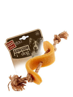 Игрушка для собак Gum gum Доллар, каучук, пенька, 13,5 см | 6389342