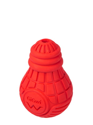 Іграшка для собак Bulb Rubber Лампочка гумова, гума, M, червона | 6390101