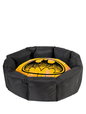 Лежанка для собак, со сменной подушкой, рисунок "Бэтмен 1", размер S, 34х45х17 см | 6390271