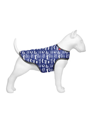 Курточка-накидка для собак, малюнок "Бетмен біло-блакитний", розмір XXS | 6392293