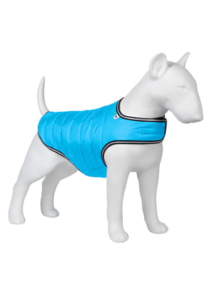 Курточка-накидка для собак блакитна, розмір XS | 6392378