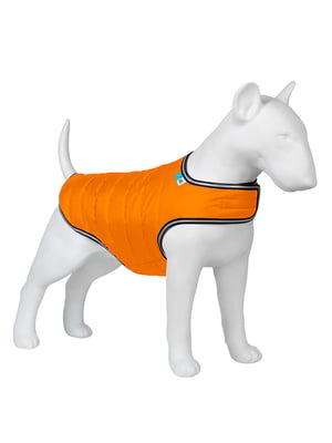 Курточка-накидка для собак оранжевая, размер XS | 6392384