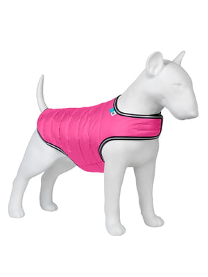 Курточка-накидка для собак розовая, размер S | 6392397