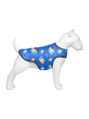 Курточка-накидка для собак, малюнок "Прапор", розмір XS | 6392414