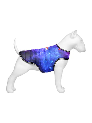 Курточка-накидка для собак малюнок "NASA21", розмір XXS | 6392431