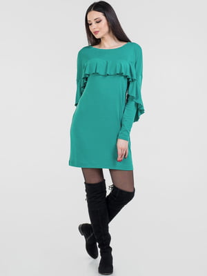 Сукня А-силуету бірюзового кольору | 6383930