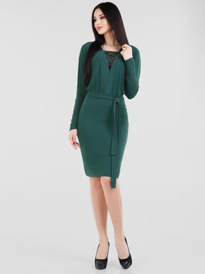 Сукня-футляр зелена | 6384123