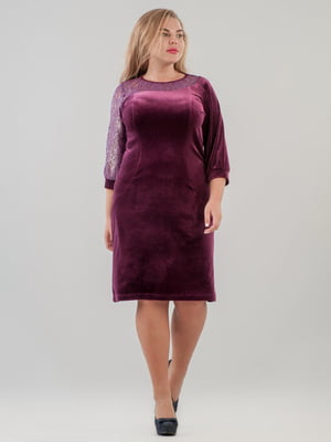 Сукня-футляр бузкового кольору | 6384423