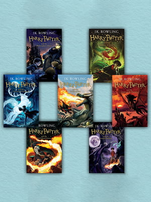 Комплект книг Harry Potter (комплект з 7-ми книг), Джоан Роулінг, англ. мова | 6396004