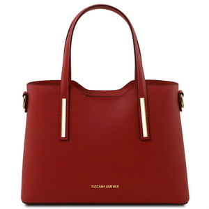 Червона сумка з логотипом бренду | 6396724
