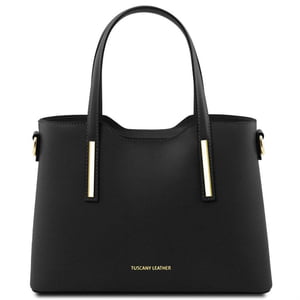 Чорна сумка з логотипом бренду | 6396725