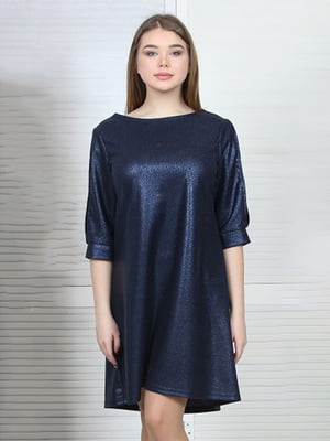 Сукня А-силуету синя | 6334268