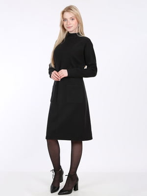 Сукня-светр чорна | 6334277