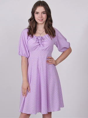 Сукня А-силуету бузкового кольору | 6334652