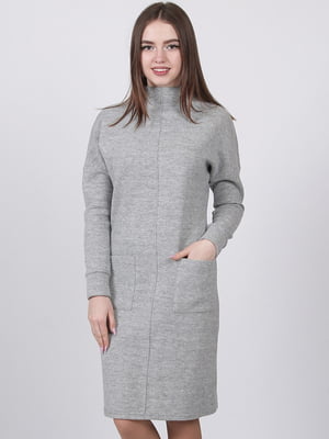 Платье-свитер серое | 6397994