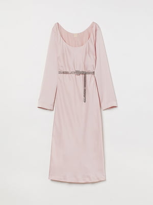 Платье А-силуэта розовое | 6398811