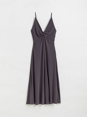 Сукня А-силуету темно-сіра | 6398852