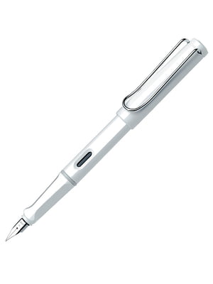 Перьевая ручка Safari, корпус белый (тонкое (F)) | 6399642
