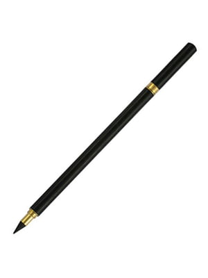 Деревянный «вечный» карандаш с колпачком (черный) | 6399675
