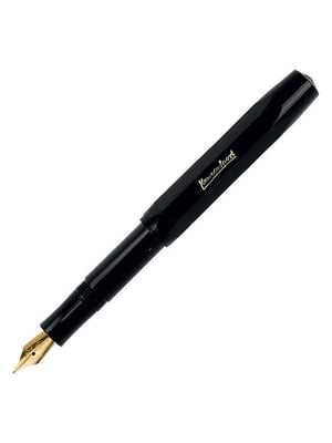Перова ручка Classic Sport кишенькова, чорна (подвійне широке (BB)) | 6399738