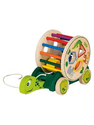 Дерев'яна іграшка для розвитку моторики «Черепашка» | 6399050