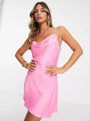 Сукня в білизняному стилі рожева | 6399180