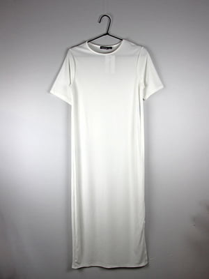 Сукня-футболка біла | 6399299