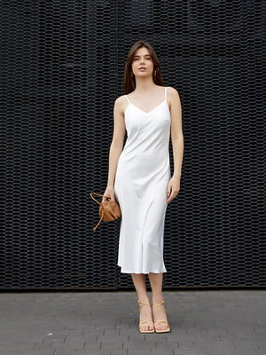 Сукня в білизняному стилі біла | 6401368