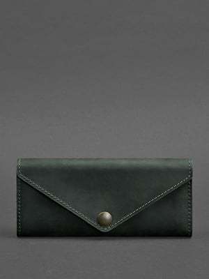 Шкіряний гаманець зелений | 6401888