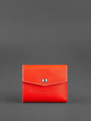 Шкіряний гаманець яскраво-червоний | 6402124