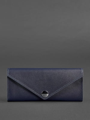 Шкіряний гаманець темно-синій | 6402310