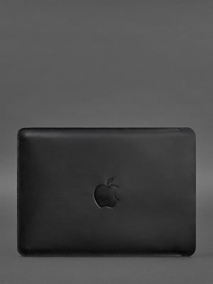 Шкіряний чохол для MacBook 15/16 чорний | 6402585