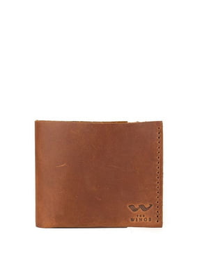 Шкіряний гаманець Mini з монетницею світло-коричневий вінтажний | 6402711