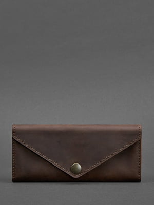 Шкіряний гаманець темно-коричневий  | 6403142
