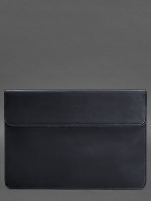 Шкіряний чохол-конверт на магнітах для MacBook 15" синій  | 6403339