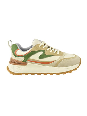 Кросівки зелено-бежеві | 6415054