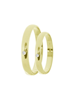 Кольцо обручальное из золота | 6414101