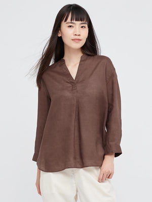 Блуза коричнева | 6416349