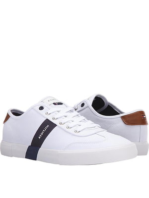 Кросівки білі з логотипом бренду | 6416482